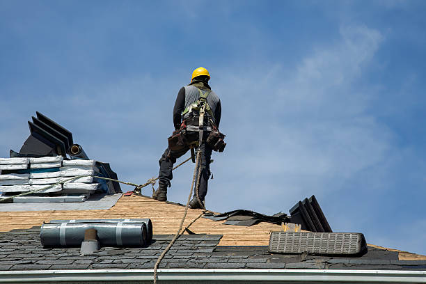 Professional Flat Roof Repair technician working in Lincoln, NE